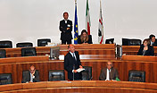 Presidente Cappellacci intervento in consiglio regionale sulla vertenza sardegna